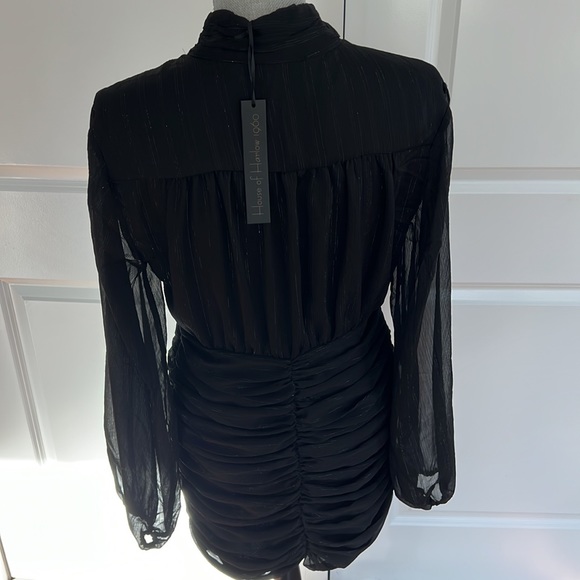 NWT House of Harlow 1960 Ruched Mini Dress - Picture 12 of 12